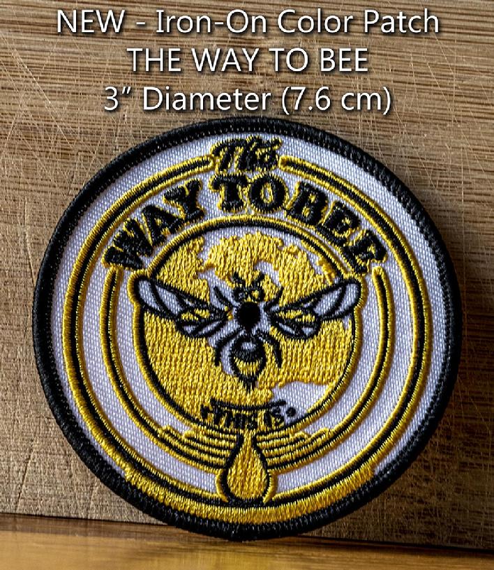 The Way to Bee iron on patch